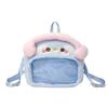 Plush Headphones Penguin Backpack Outdoor Large Capacity Itabag Transparent