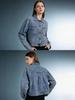 Damen Jeansjacke im lockeren Schnitt: Trendiger europäisch-amerikanischer Stil