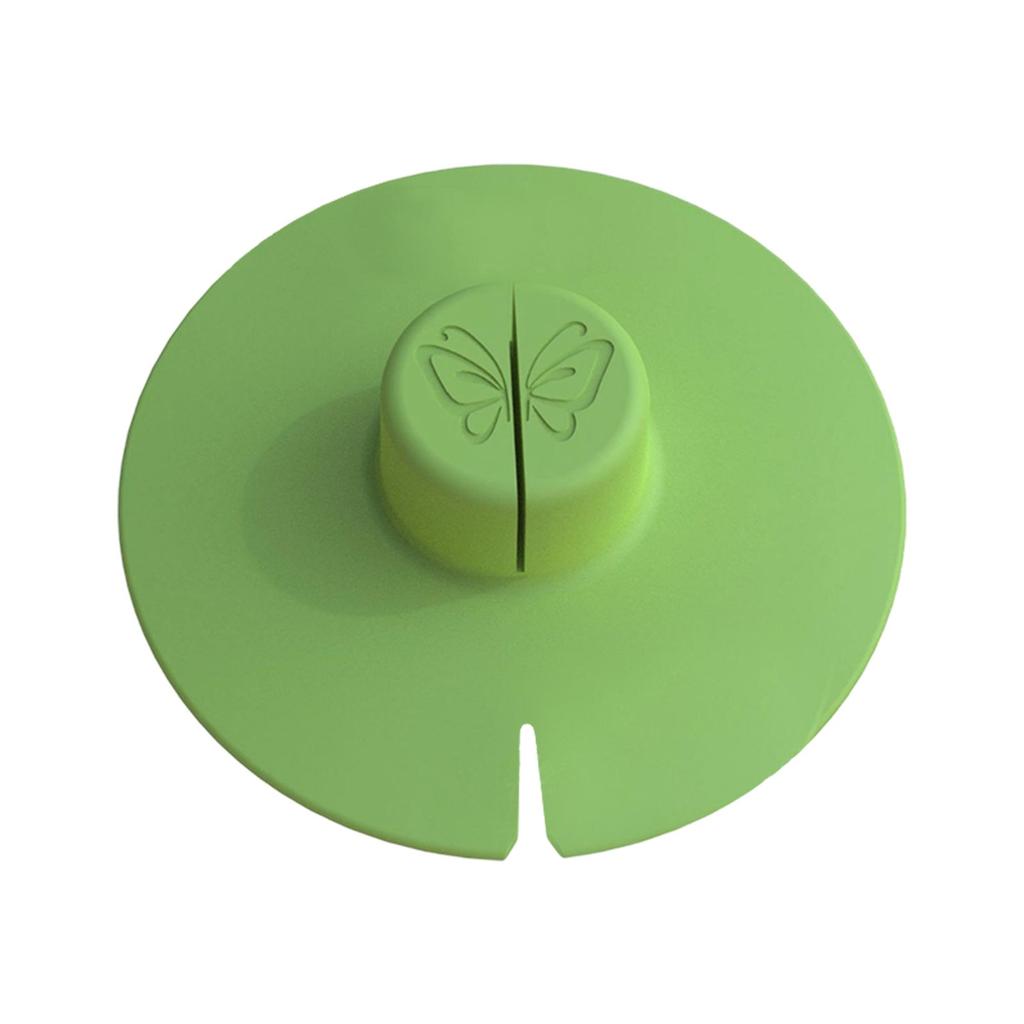 2 Pack Silicone Tea Cup Lid with Tea Bag Squeezer, Fit for Ceramic Mugs, Tea Infuser Strainer for Hot Drinks