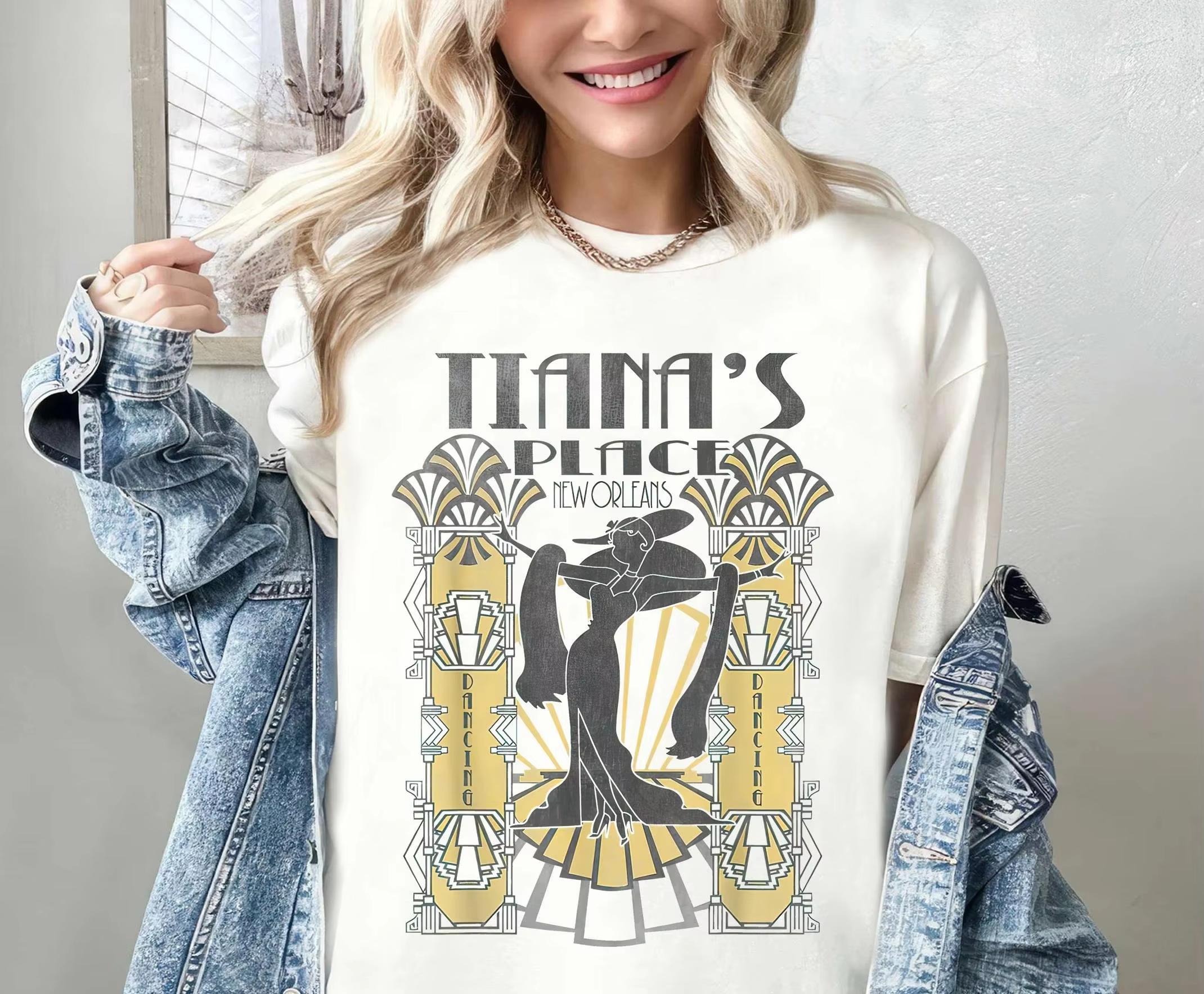 Princess Tianas Place Art Shirt Princess and The Frog Tshirt Princess Tiana Tee Birthday Gift Shirt Kingdom Trip S