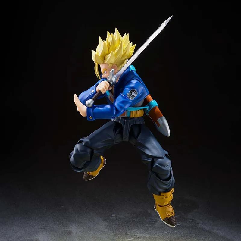Shfiguarts Dragon Ball Trunks Anime Figures SHF Trunks Boy From Future Collection Model Action Figure Toys Child's Gifts