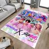 Kpop Demon Hunters Carpet For Playroom Bedroom Living Room Sofa Home Decorkids Game Area Rug Nonslip Floor Mat