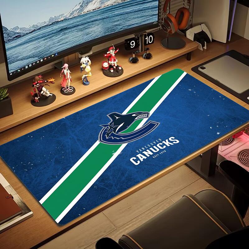 VANCOUVER CANUCKS Logo Color Mouse Pad Large Gaming Table Cushion Non-slip Laptop Tablet Big Mousepad XXL Mat Mini PC Playmat With Lock edge