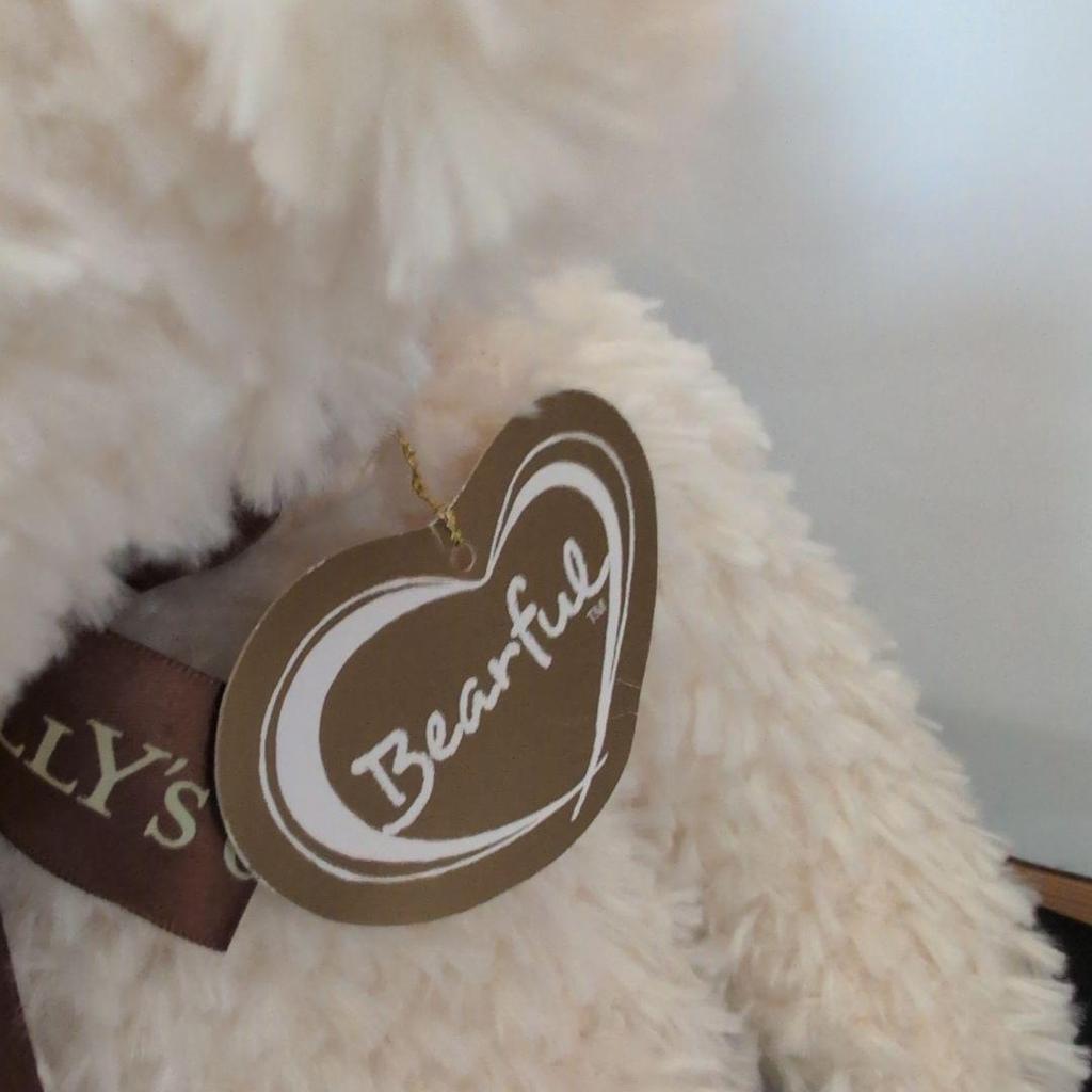[USED] Tully's Bearful Teddy Bear 15th Anniversary Brown White