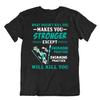 What Doesn't Kill You T-SHIRT Swimming Stronger TEE Unisex Cotton Shirt