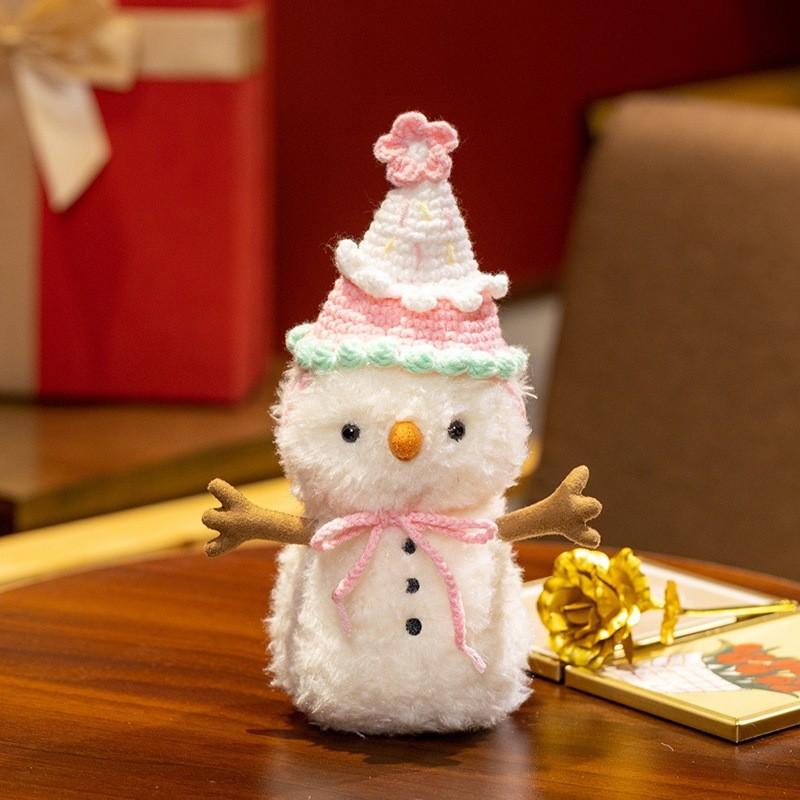 Christmas Tree Snowman Elk Plush Toy Kids Gift Seasonal Decor For Children And Holiday Celebrations
