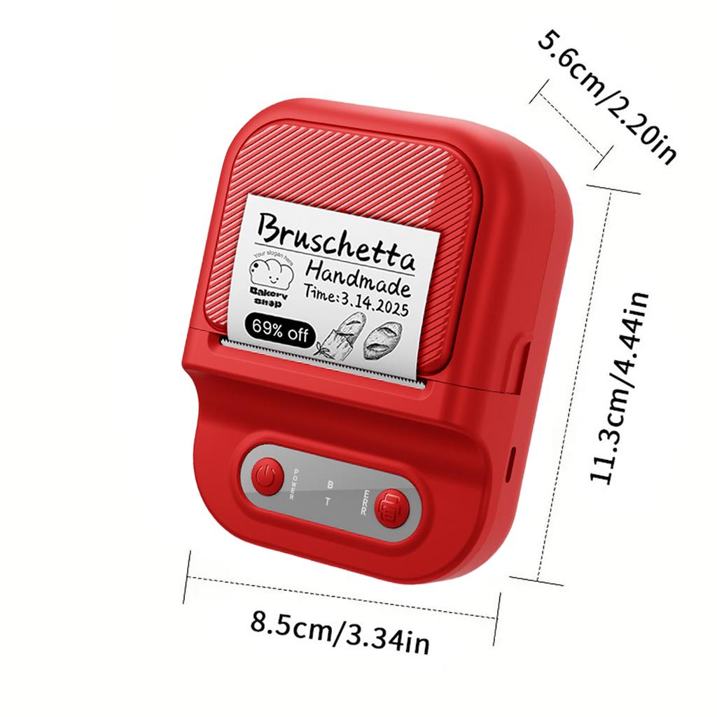 BT Label Maker Machine Portable Label Printer Mini Label Thermal Printer for Home Kitchen School Office Organization