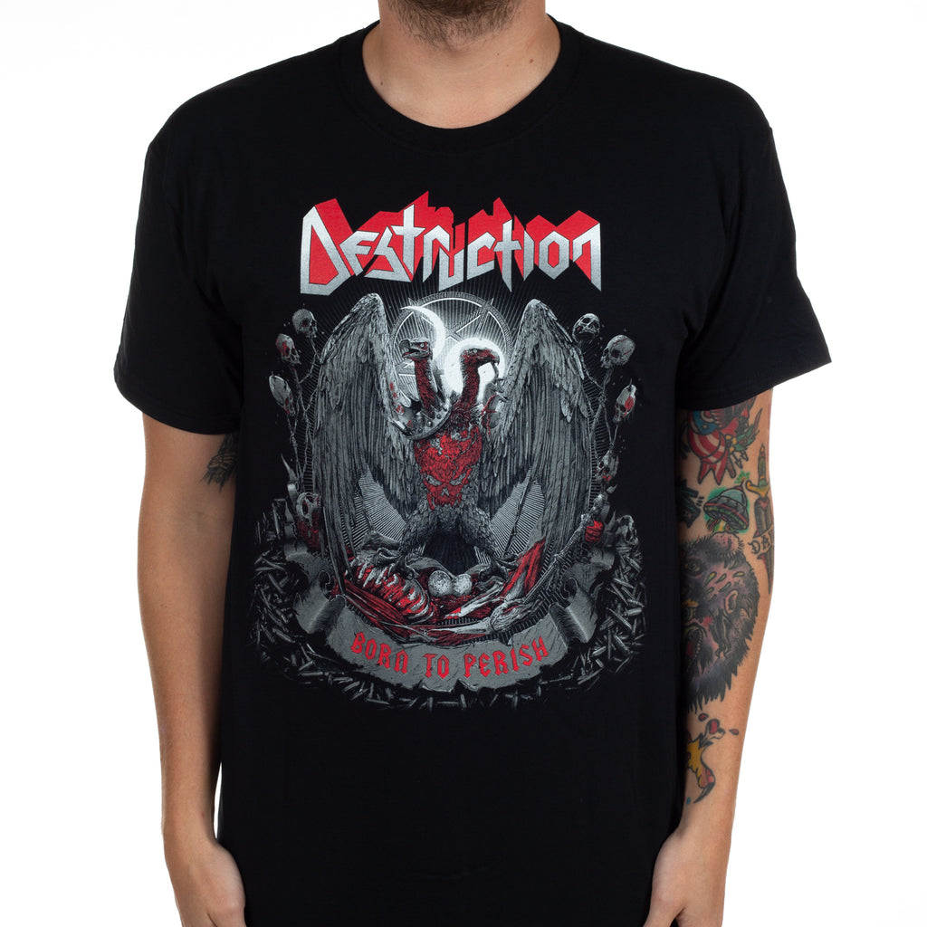 Best DESTRUCTION Band Graphic Cotton T-shirt Unisex Summer Short Sleeve Fashion Brand Tee Luxury Casual Vintage Retro Top