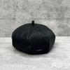 Big hat top retro super soft leather PU beret women's fashion versatile face small temperament painter hat autumn