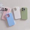 Candy Color Matte Silicone Soft Case For iPhone 16E 16 15 14 13 Pro Max Plus Mini Ultra Thin Cover Shockproof Shell 16+ 15Pro