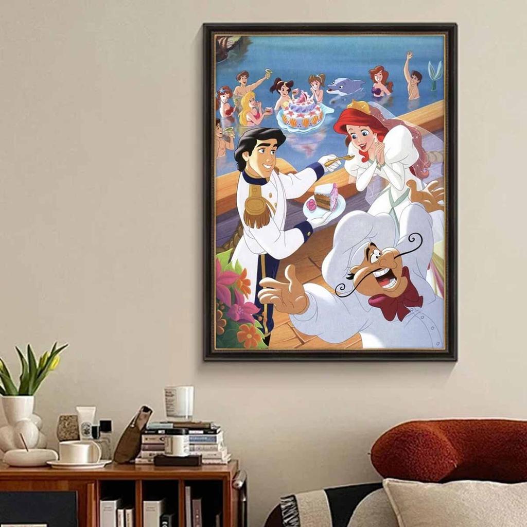 5D Diy Diamond Painting The Princess Eating The Cake Full Drill Rhinestones Mosaic Embroidery Handmade Products Home Decor Gift