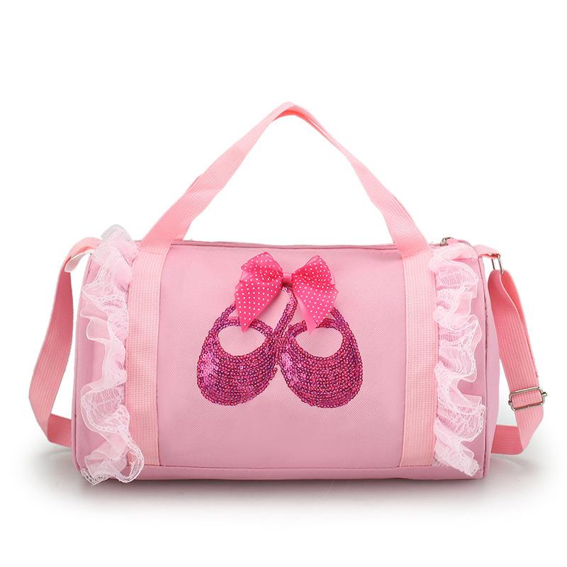 Children s Ballet and Dance Shoulder Backpack - Latin, Ballet, and Princess Styles (Customizable) 31x18x18 cm розовый