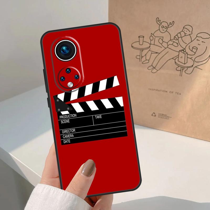 Film Movie Maker Clapperboard Take For Honor Magic 7 Lite 5 6 8 Pro Case For Honor 400 200 90 70 50 X8c X8b X9a X9b X9c X9d Win