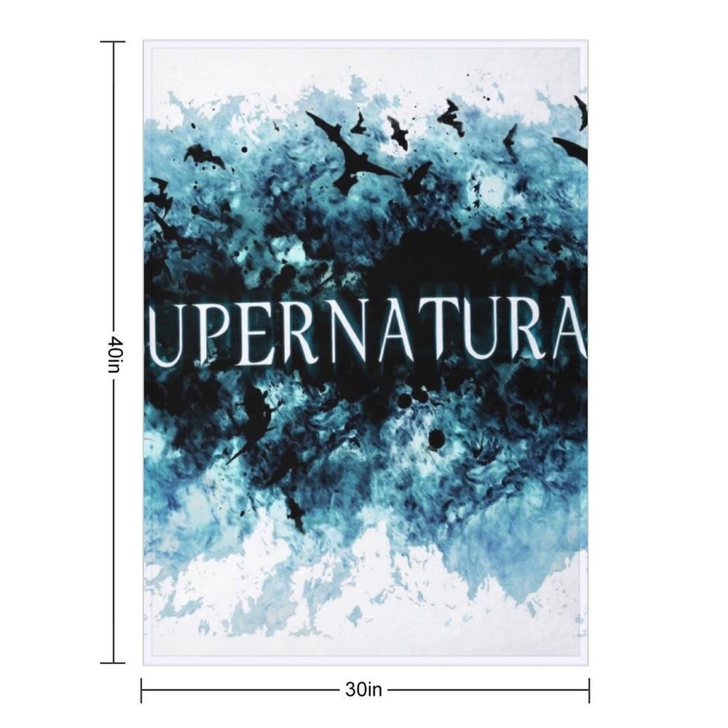 supernatural Throw Blanket Bed covers funny gift Plaid Sofa Quilt Blankets