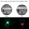 LED Marine Vessels Boats Pontoons Navigation Lights Universal Boat Signal Lamps for Enhanced Safety and Visibility 2pcs