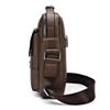 Crossbody Bag Men's Shoulder Bag Retro Vertical Portable Business Men's Bag Casual Men's Leather Bag Satchel Shoulder Bag