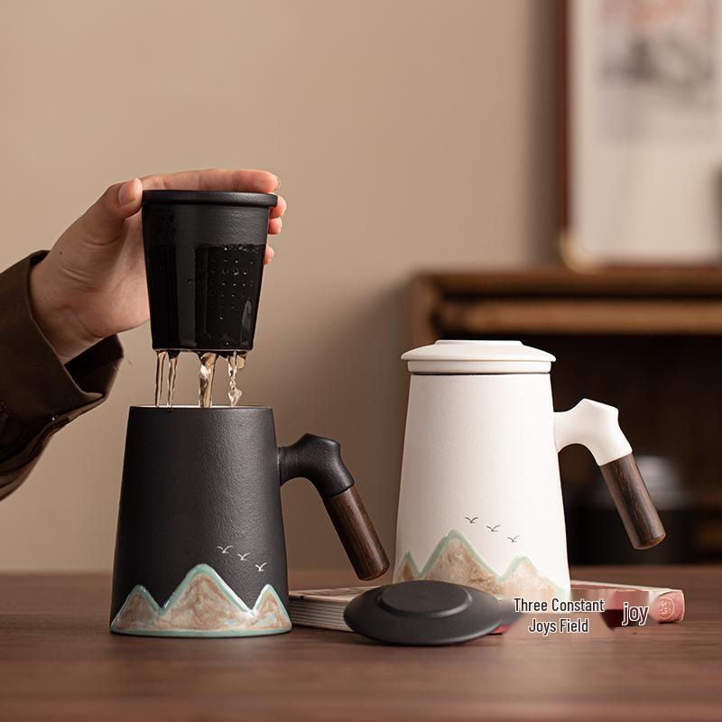 National Tide Creative Tea Set: Separable Office Mug and Kung Fu Set, Logo Customizable