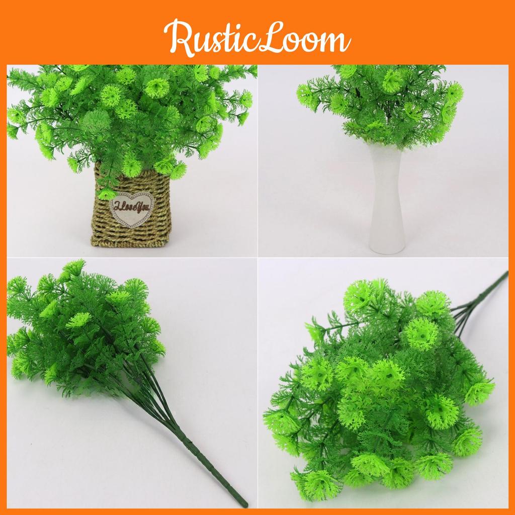 Decor Plastic Pinus Wangii Plant Wedding Table Settings Hotel Green Walls