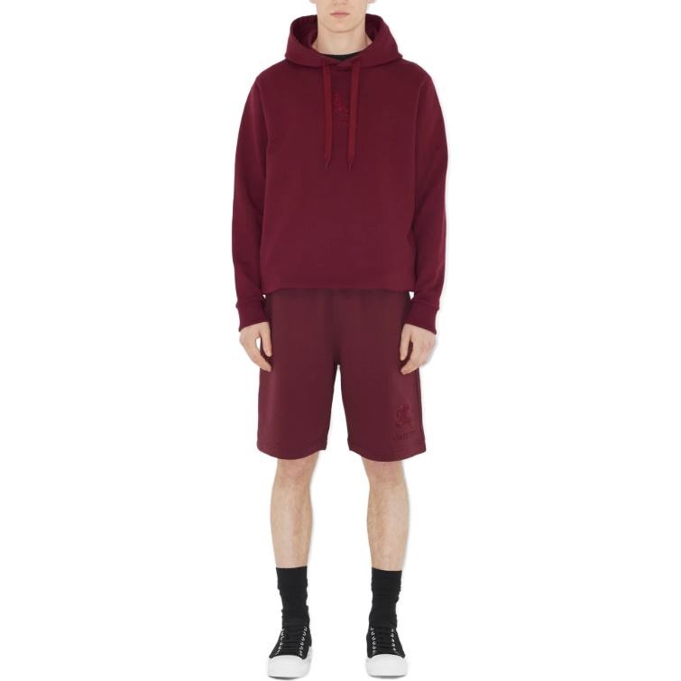 Burberry Embroidered Ekd Cotton Hoodie 80719921