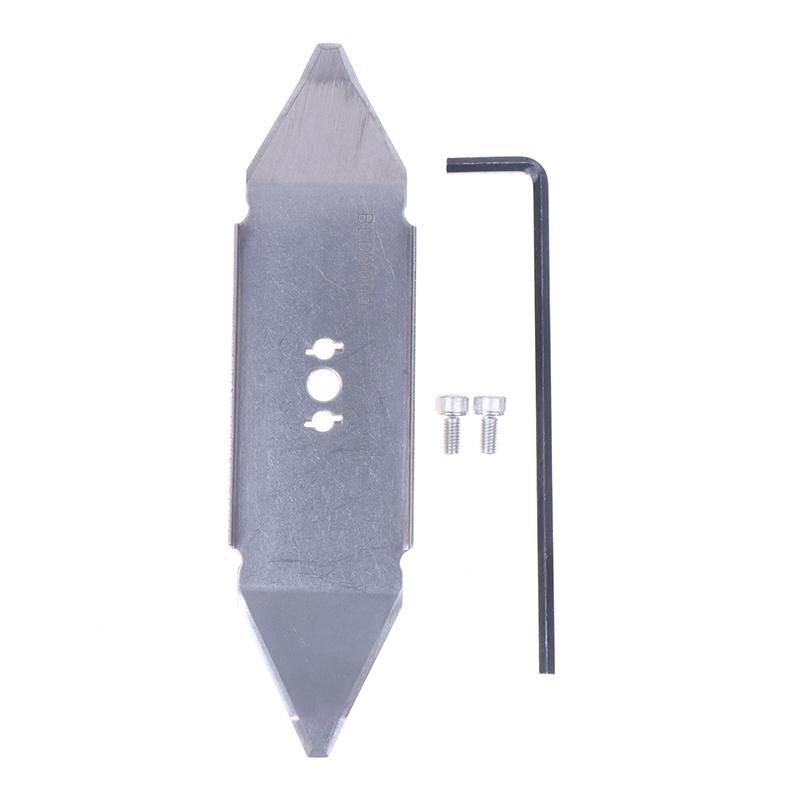 1PCS Stainless Steel Lawn Mower Blade Knife Garden Lawn Mower Accessories With Hex Key For Robomow RX Lawn Mower