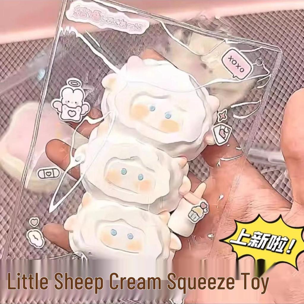 Xiaohongshu Style Salted Egg Yolk Rice Ball Simulated Food TPR Squeeze Toy