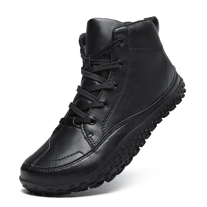 Autumn/Winter Unisex Wide Head Barefoot Large Hiking Shoes Mid Top Outdoor Hiking Shoes