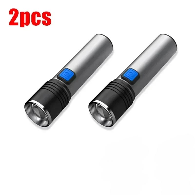 395nm UV Flashlight Blacklight Zoomable USB Rechargeable UV Light Ultraviolet Flashlight for Pet Urine Detector Resin Curing