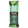 IQBAR, Plant Protein Bar, Chocolate Mint Chip, 12 Bars, 45g (1.6oz) Each