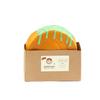 PU Jam Wood Ring Croissant Bread Model - Food Decoration Prop for Dessert Displays