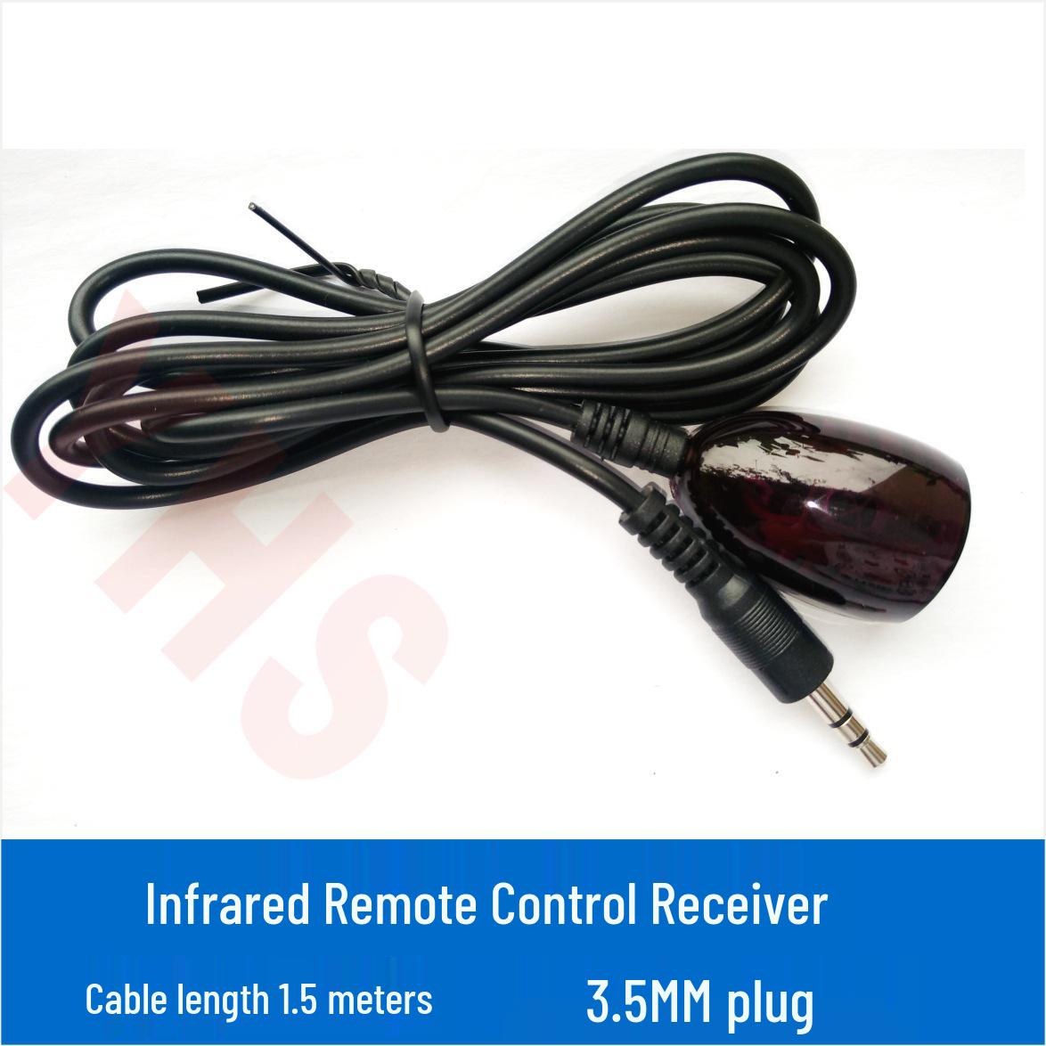 IR Remote Control Extension Cable for Set-top Box, 3.5mm Plug, No LED Yihuasheng