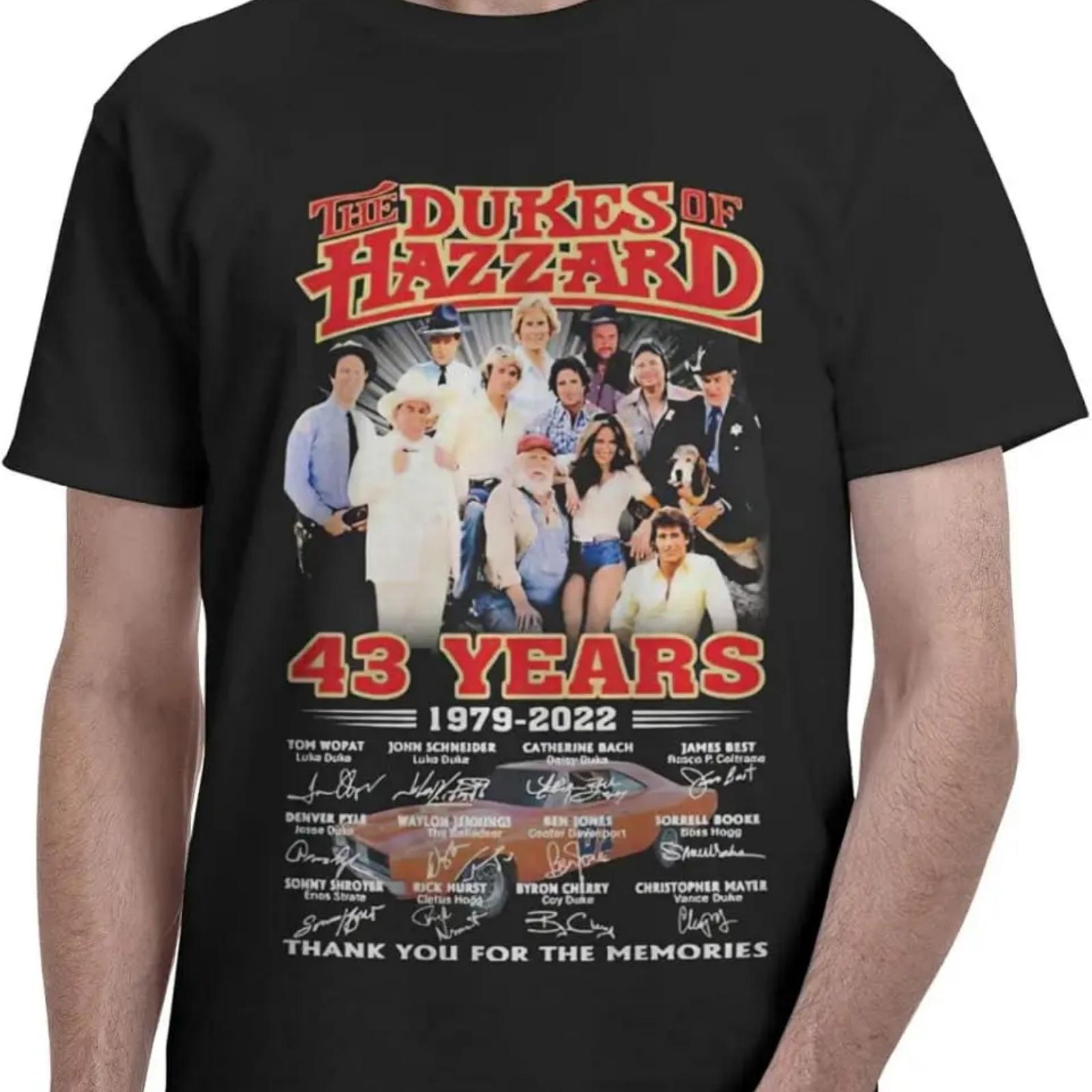 

Мужская футболка с коротким рукавом The Dukes Funny of Movie Hazzard, с круглым вырезом, легкая, черная, XX-большой размер XXXXXL чёрный