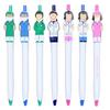 Doctor Nurse Ballpoint Pen Retractable Ballpoint Pen Office Stationeries Suppy