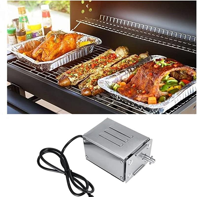 Grill Roaster Electric Motor Goat Pig Chicken BBQ Spit Rotisserie Outdoor Barbecue Accessories SP-S40 Stainless Steel