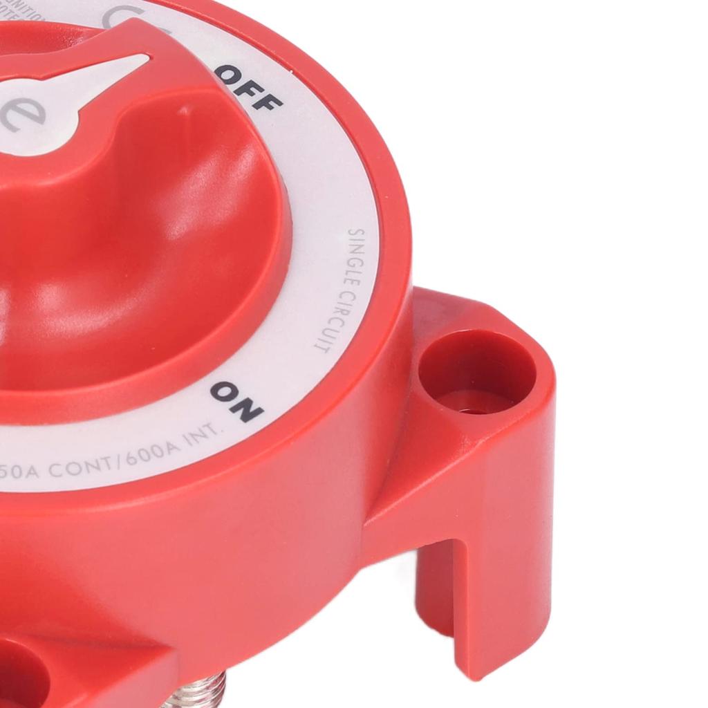 KIMISS Blue Sea Switch, 350A Switch 48VDC Knob Type Single Circuit Power