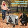 Dog Stroller with 360-degree Wheels, Foldable Pet Cart, 5 Ventilation Windows & Removable Tray, Outdoor Travel Dog Cart for Small/Medium