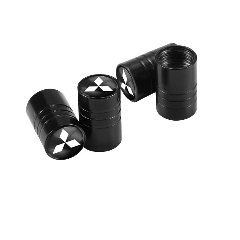 4Pcs Ralliart Aluminum Car Tire Wheel Valve Stem Cap For Mitsubishi ASX Lancer Pajero Outlander L200 EVO Galant Jinxuan