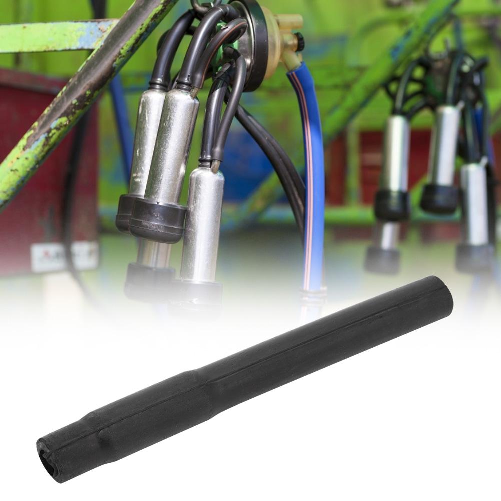 

Food Grade Rubber Short Tube Pipe Milking Machine Accessories Milking Cup Set Parts4Pcs Black Short Tube