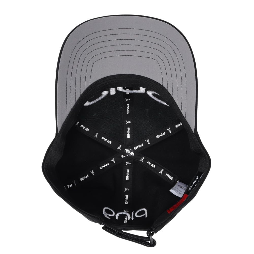 PING Golf Tour Cap BK 38218 Water-Repellent HW-L2501 (Black/FF/Women's)