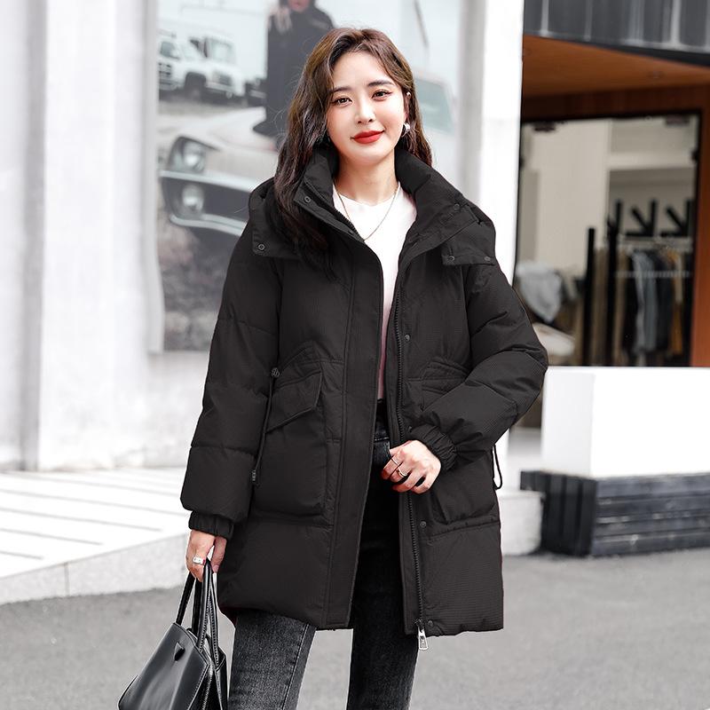 Down and Padded Jacket Women's 2025 New Winter Mid-length Korean Fashion Versatile Small Man Thickened Padded Jacket