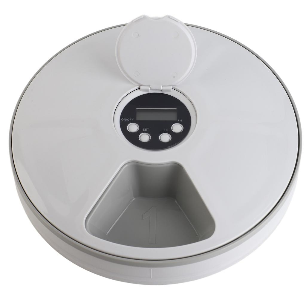 Automatisk hundeautomat med tidsstyrt smart porsjonskontroll, hunde-dispenser med stemmepåminnelse for små hunder