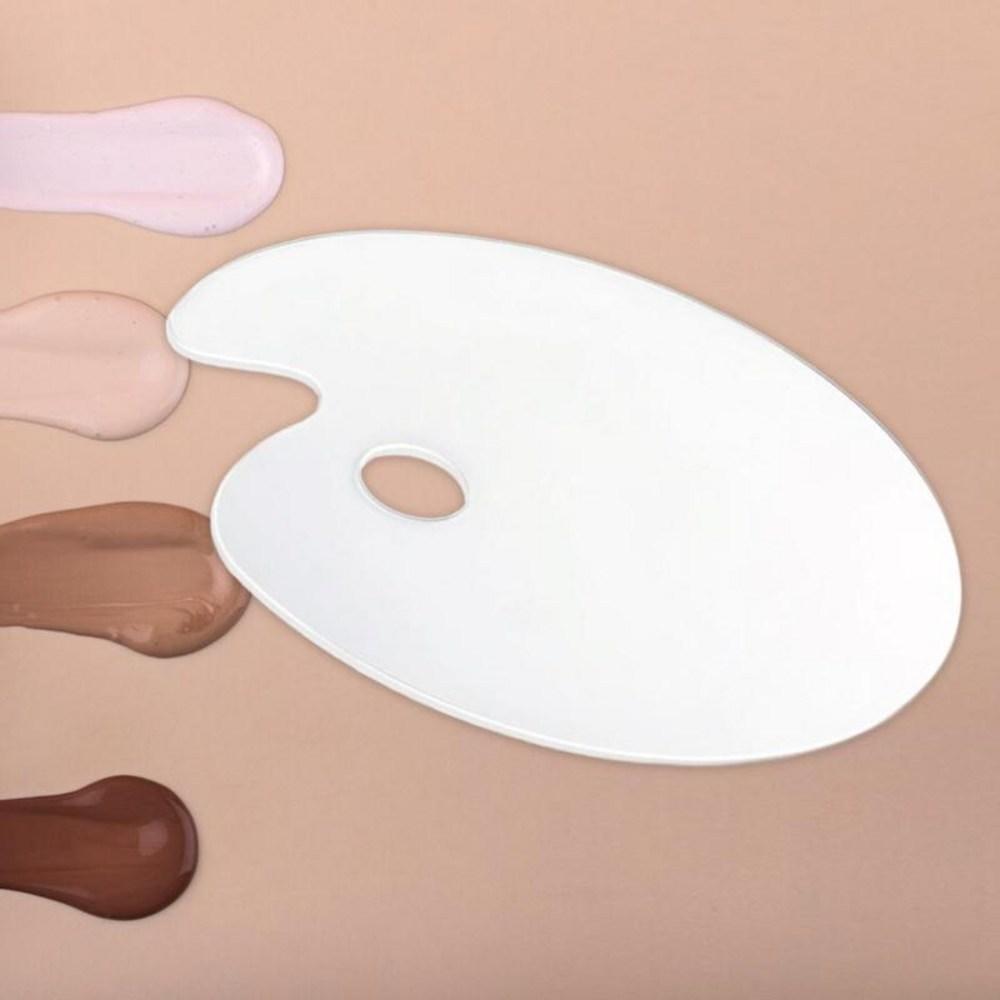 Přenosný akrylový tácek na paletu na líčení Royalways na rtěnku se směsí podkladových pigmentů, 12 cm, 1 kus