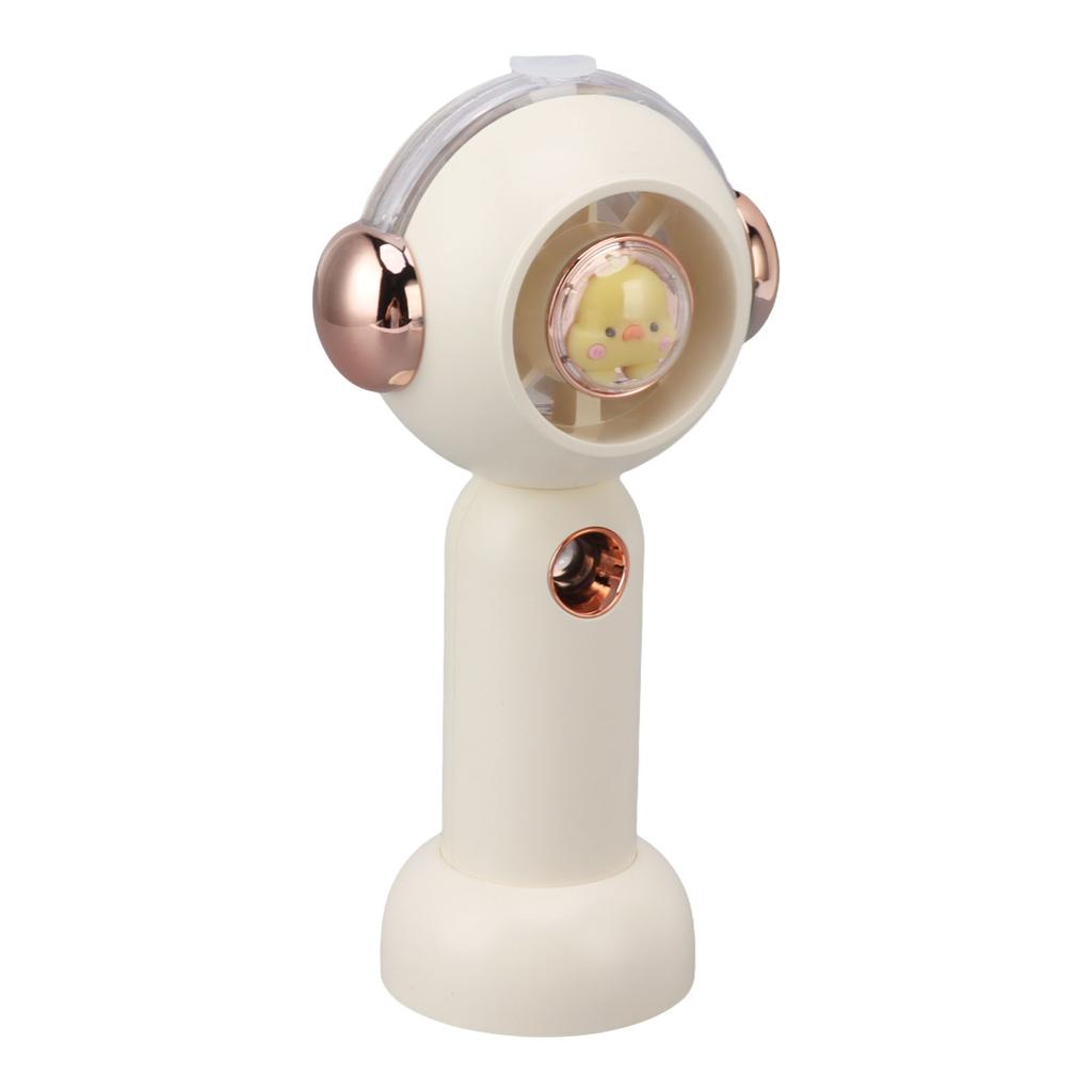 Lovely Handheld Misting Fan with Atomization Function USB Rechargeable Small Pocket Mist Fan 500mAh