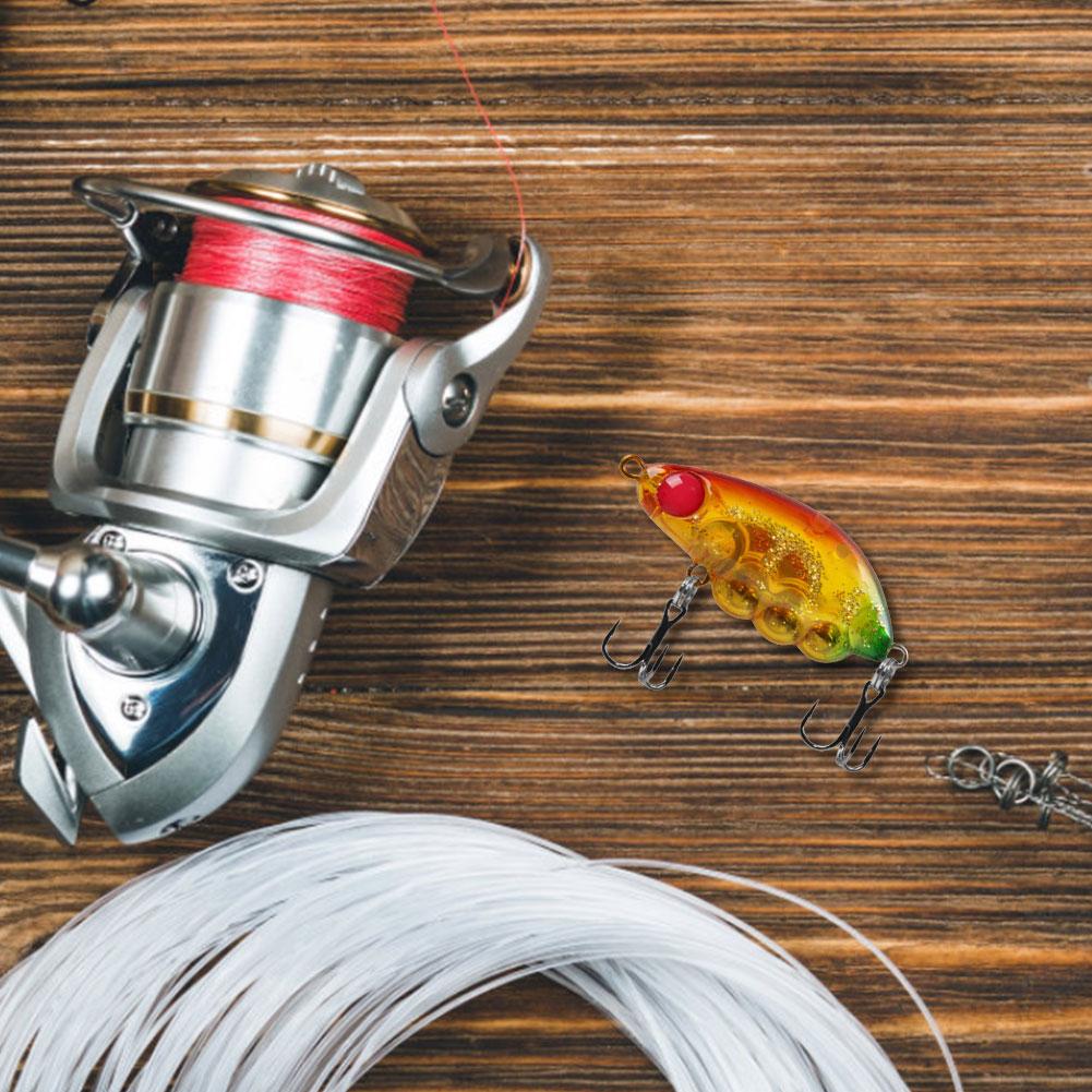 3.9g/35mm Sinking Minnow Lure with Fixed Steel Ball Fishing Lure Artificial Bait for Perch Trout Bass