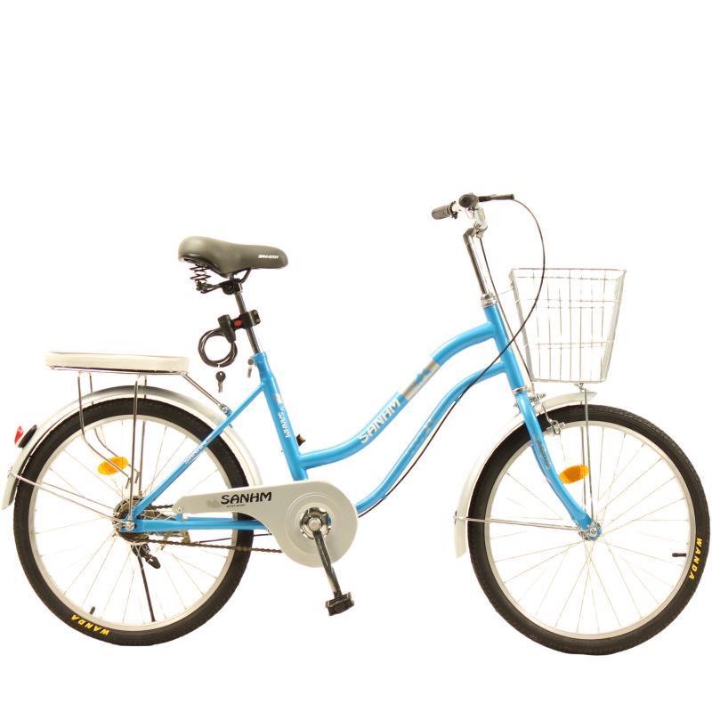 22-inch Unisex Bicycle for Commuting and Student Use - Lightweight, Medium and Large Sizes, Suitable for Cycling