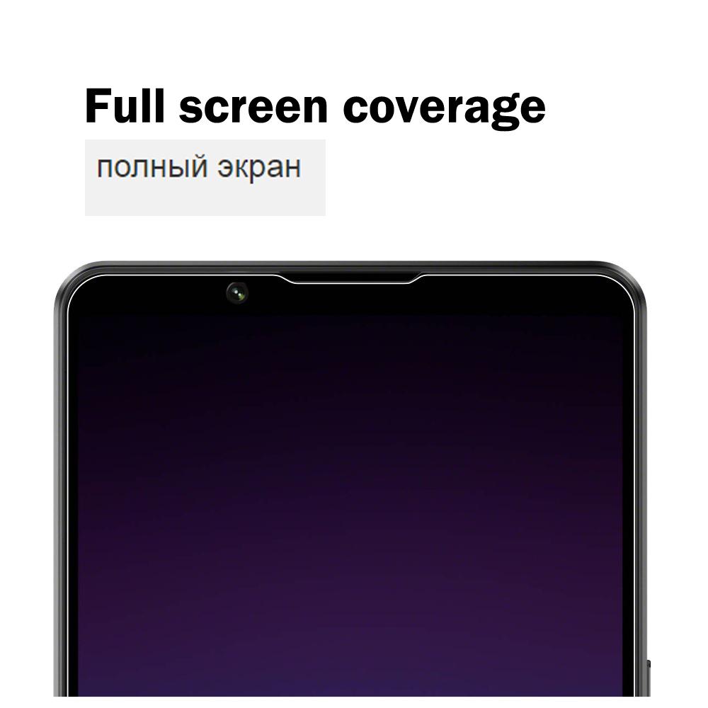 For Sony Xperia 1 IV Screen Protector Full Screen Coverage For Sony Xperia 1 V Transparent Tempered Glass Film 2.5D Edge 9H Hard