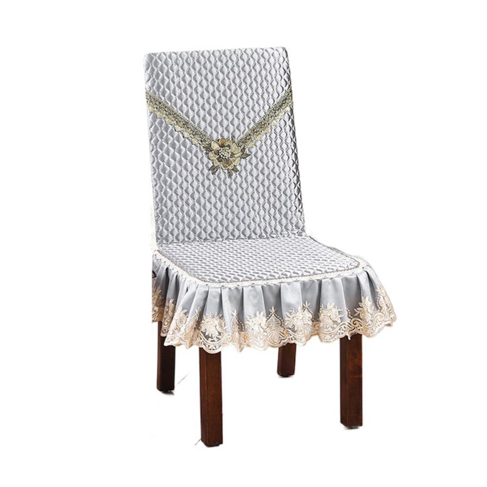 Skirt Hotel Chair Cover Dacron Seat Covers Embroidery Dining Chair Cover Living Room L-Style 3 1400₽