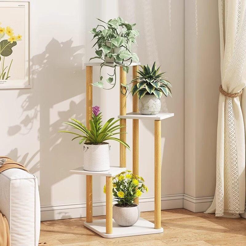 Premium Multi-Tier Wooden Indoor Flower Stand