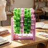 Thread Spool Display Stand Rotating Sewing Organizer, 60 Spools Capacity 360 Degree Swivel Supplies Storage Rack, Embroidery Holder for Room