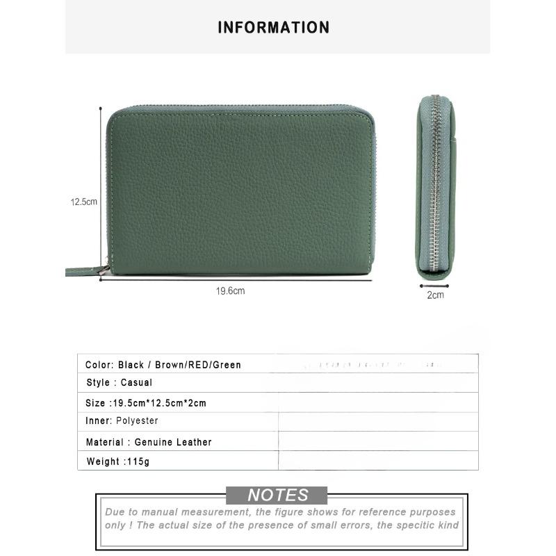 New Women's Wallet Top Cowhide Large Capacity Multi-Card Card holder Fashion Designer Luxury Clutch bags coin purse