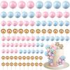 20Pcs Balls Cake Topper Pink Blue Gold Cake Balls Baking Decoration Birthday Wedding Anniversary Cake Picks Insert Toppers Decor